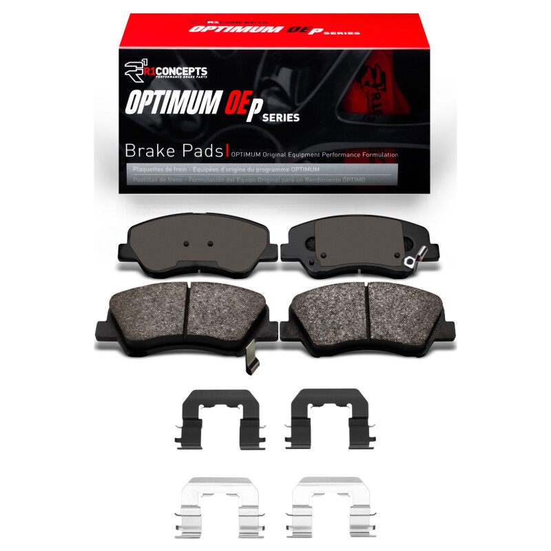 Dodge Attitude Brake Pads - Front - R1 Concepts - Optimum OE - `12-`17 Dodge Attitude Brake Pads - Front - R1 Concepts - Optimum OE - `12-`17